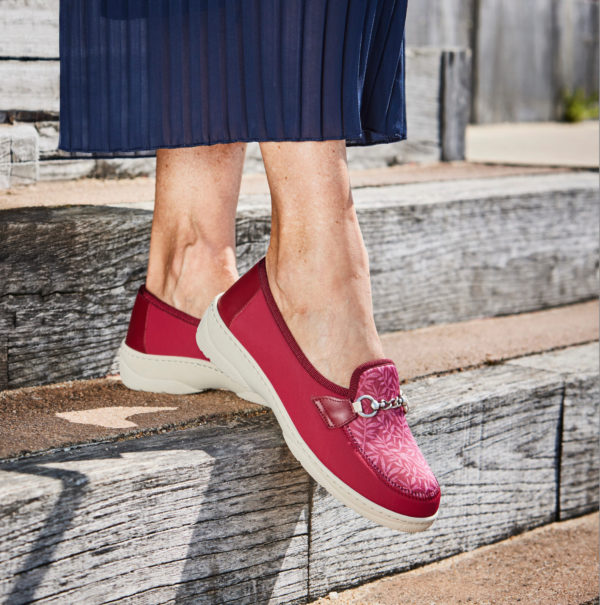 MAGIK ROUGE<br> 36-42 <br>LÄÄKINNÄLLINEN LAITE <br> elastinen tekstiili/nahka - Image 5
